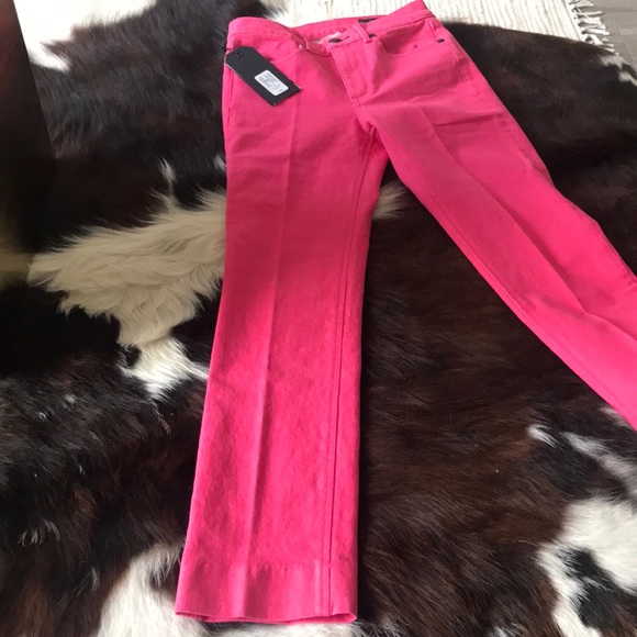 Rag & Bone Pink Ankle Cigarette Jean - Picture 3 of 4